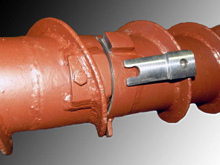 Verriegelungssystem für Hohlbohrschnecke