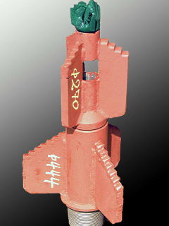 Erweiterungsstufe mit Dreiflügelmeißeln