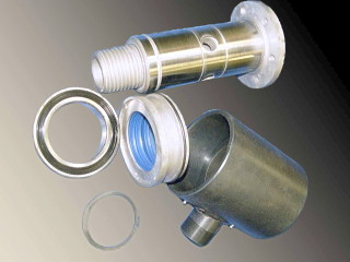 Seitenspülkopf demontiert